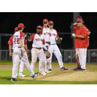 Ottawa Titans mound visit