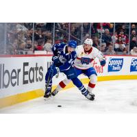 Syracuse Crunch forward Tristan Allard vs. the Laval Rocket