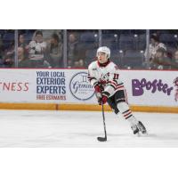 Forward Kevin He with the Niagara IceDogs