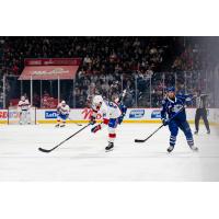 Syracuse Crunch in action against the Laval Rocket