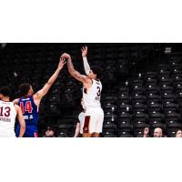 Cleveland Charge guard Killian Hayes follows through on his shot