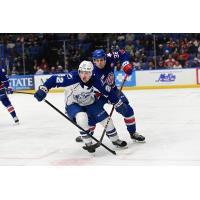 Syracuse Crunch forward Jakob Pelletier vs. the Rochester Americans