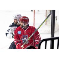 Allen Americans center Colton Hargrove