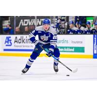 Kieron Walton with the Sudbury Wolves