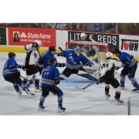 Vancouver Giants look for a shot against the Wenatchee Wild